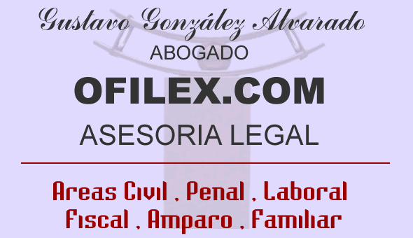 Asesoria Legal en las Areas Civil, Penal, Laboral, Fiscal, Amparo, Familiar en Guadalajara, Jalisco.
